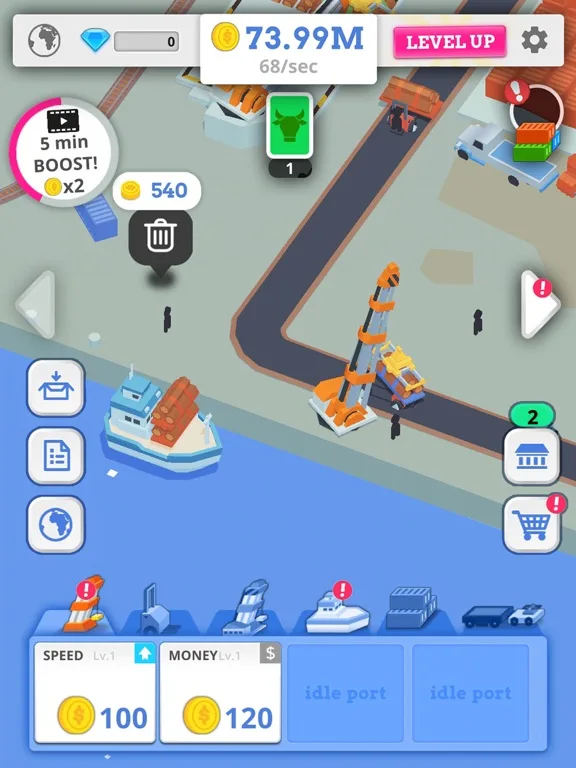 Idle Port - Sea game screenshot 5