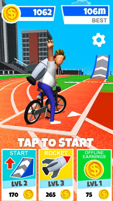 Bike Hop: Crazy BMX Jump 3D screenshot 1