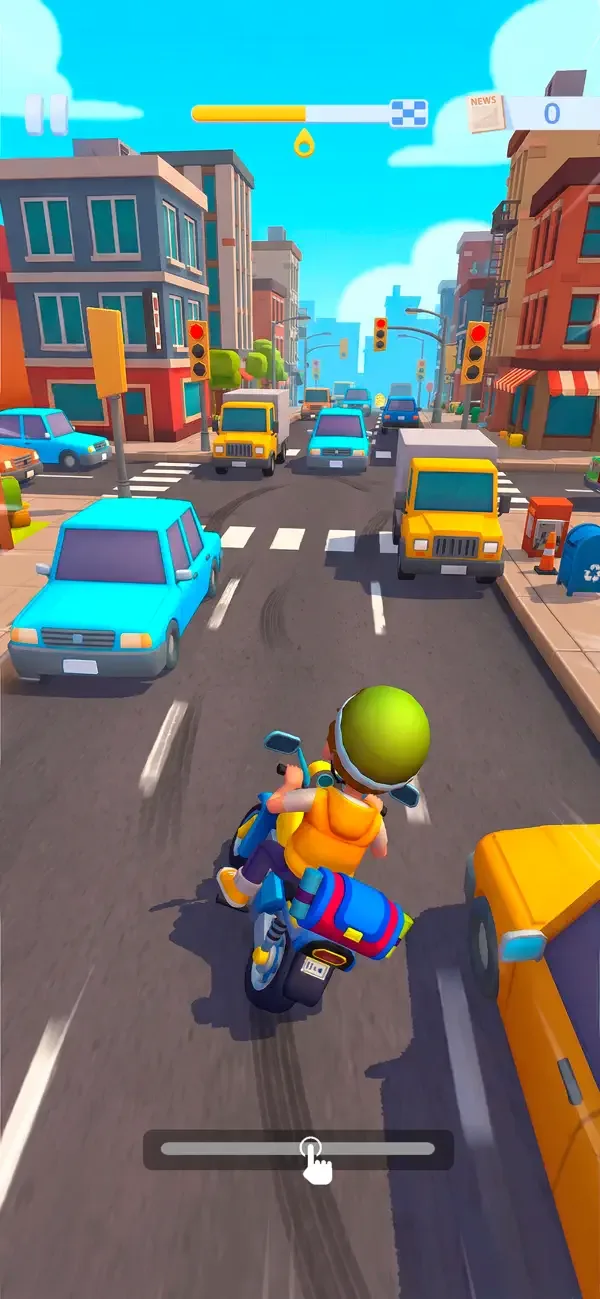 Paper Boy Race: Run & Rush 3D screenshot 3