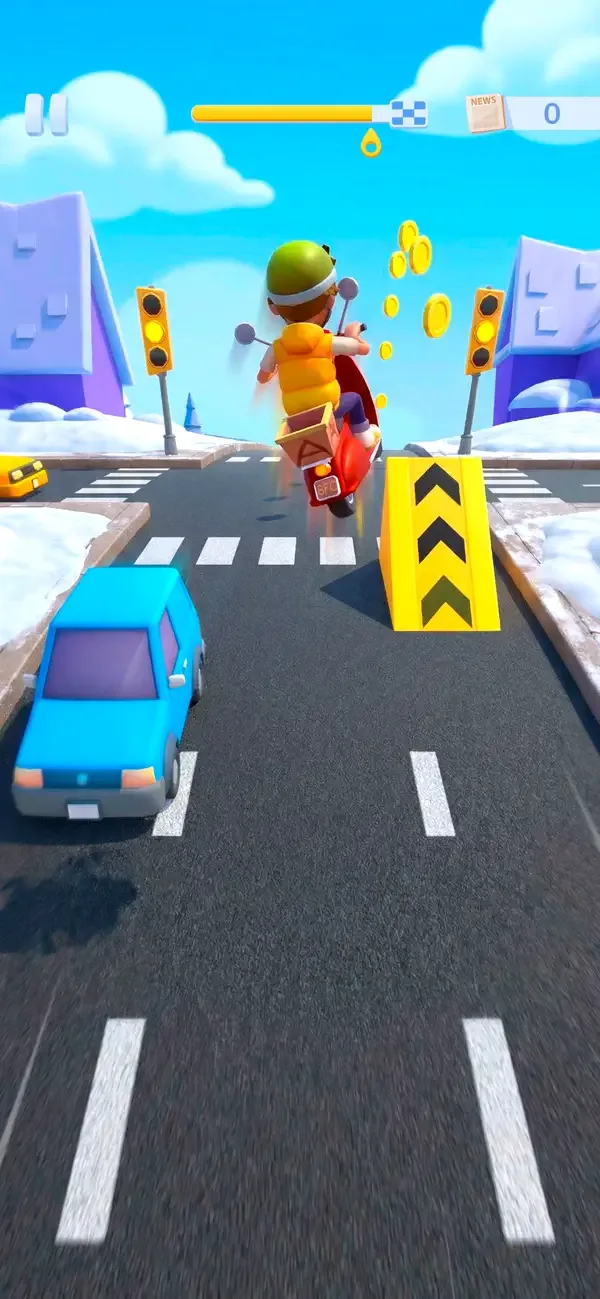 Paper Boy Race: Run & Rush 3D screenshot 4