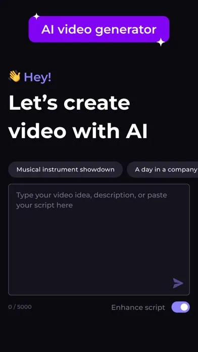 AI Video Maker - Renderforest screenshot 1