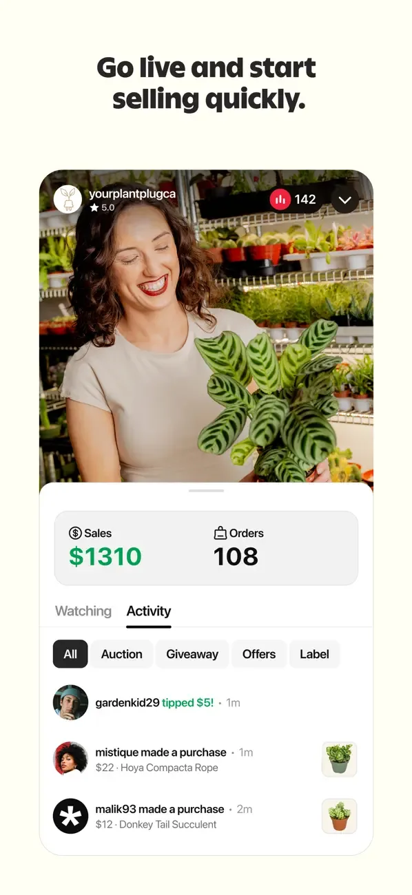 Whatnot: Shop, Sell, Connect screenshot 4