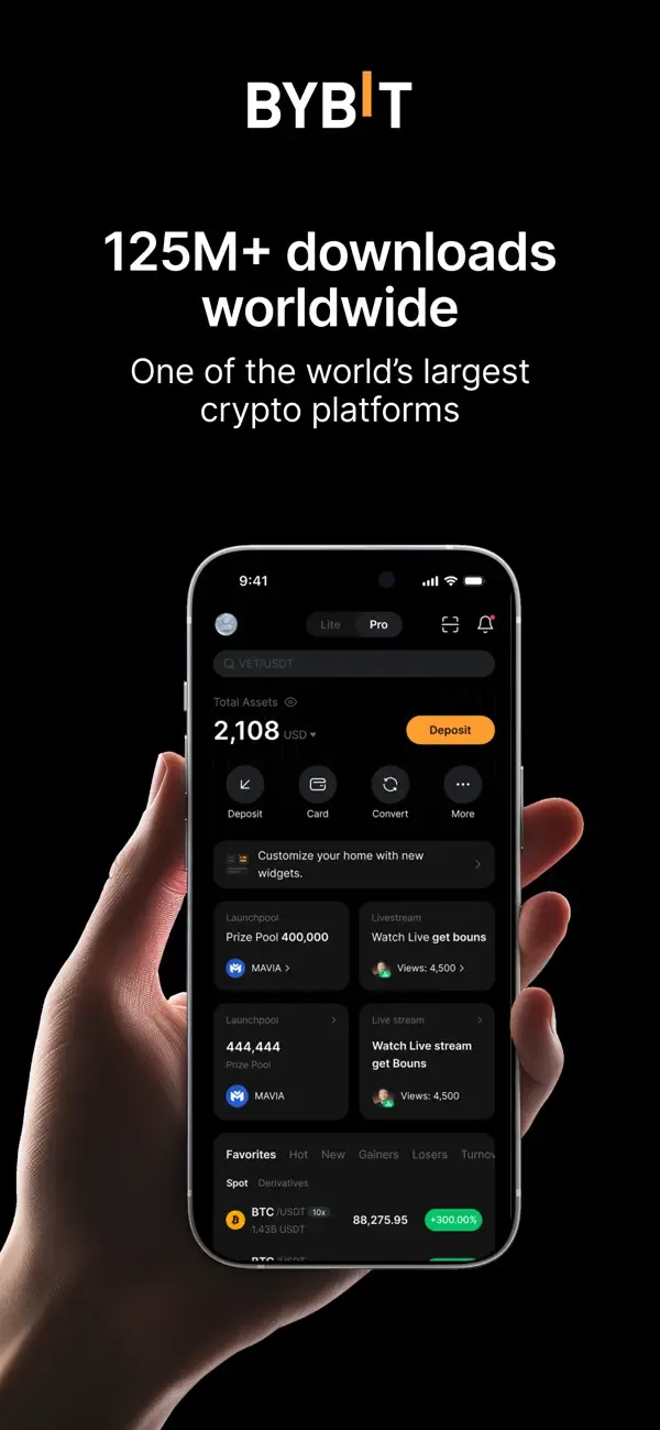 Bybit: Bitcoin & Crypto Wallet screenshot 1