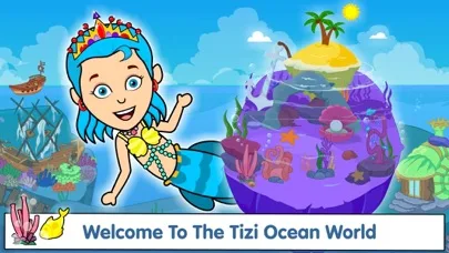 Tizi Town Little Mermaid Games screenshot 1