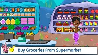 Tizi Town Little Mermaid Games screenshot 5