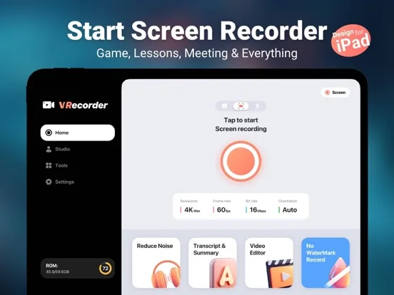 Screen Recorder，Video Recorder screenshot 1