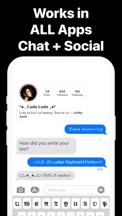 Font Keyboard - Kibik AI screenshot 2