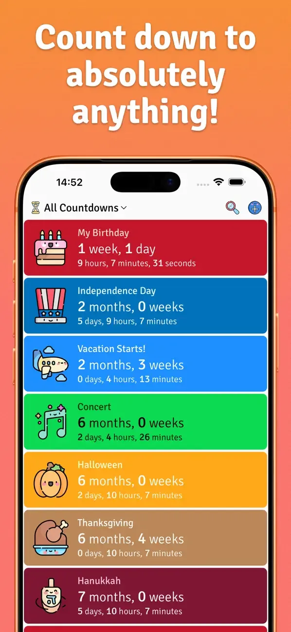 Countdown to Anything! screenshot 1