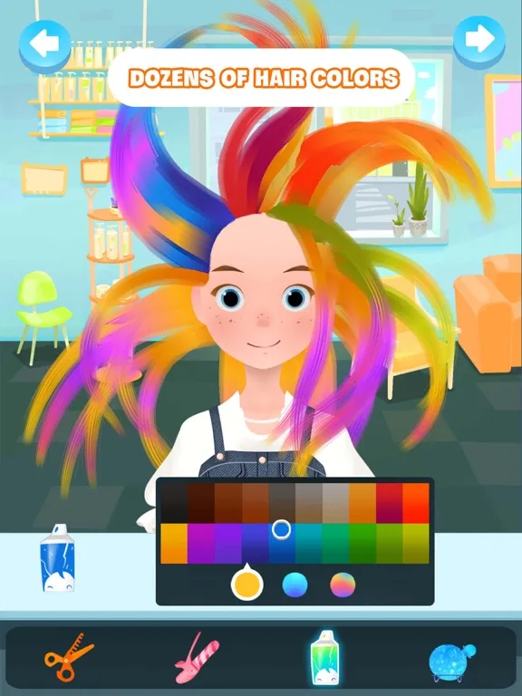 Hair salon & makeup game screenshot 5