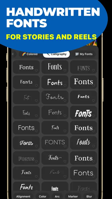 Leto: Font for Instagram Story screenshot 3