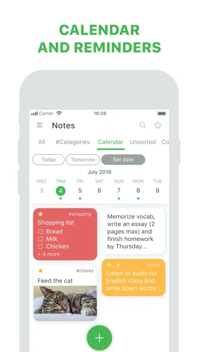 Notes: notepad and lists screenshot 2