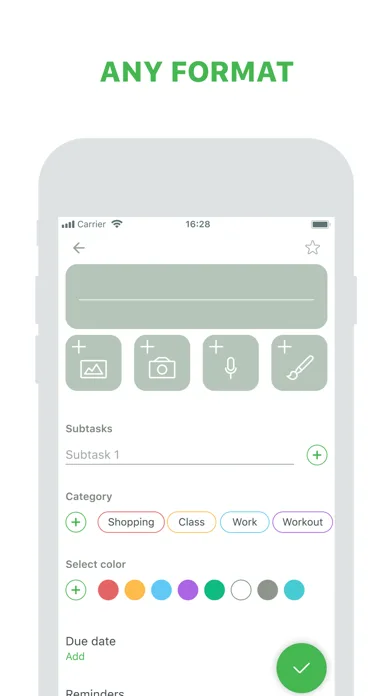 Notes: notepad and lists screenshot 3
