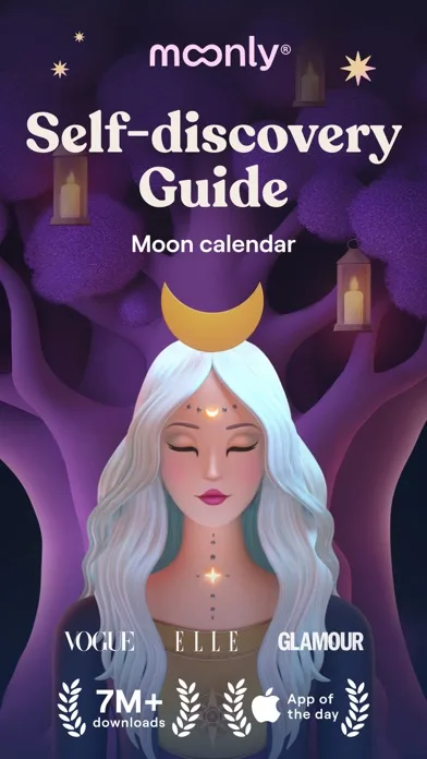Moonly: Moon Phases & Calendar screenshot 1
