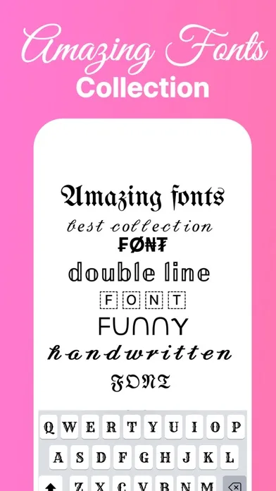 Fonts: Keyboard & Font Art screenshot 1