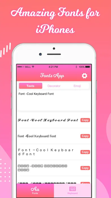 Fonts: Keyboard & Font Art screenshot 5