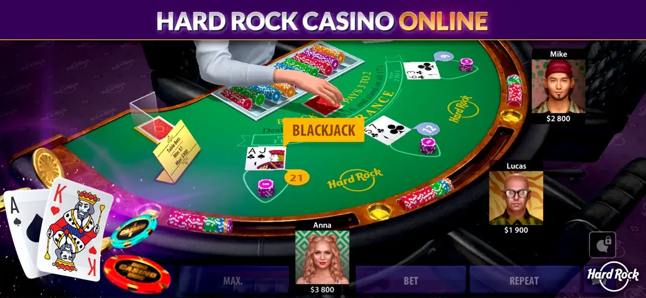 Hard Rock Blackjack & Casino screenshot 1