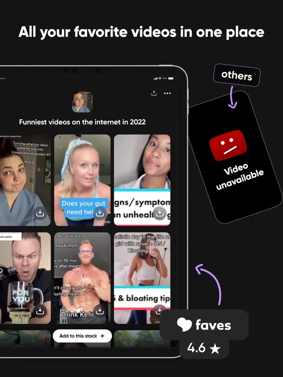Faves - cloud video storage screenshot 5