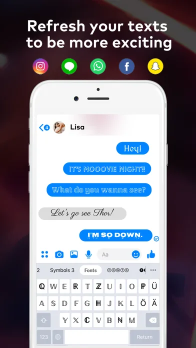 Fonts: Cool Font Keyboard screenshot 5
