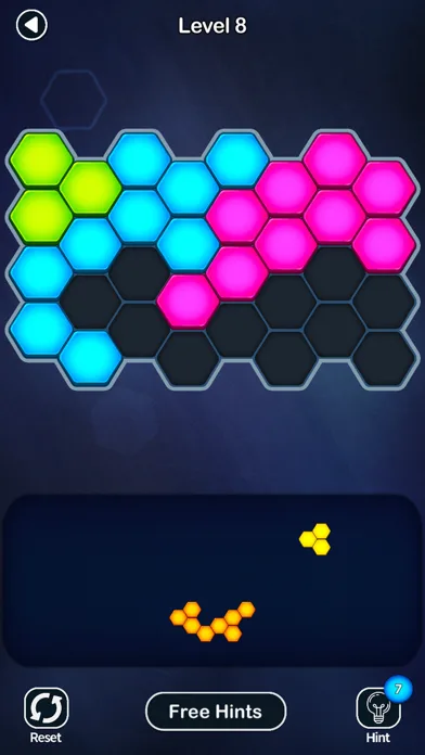 Super Hex Block Puzzle - Hexa screenshot 1