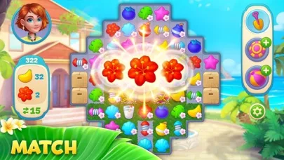 Hawaii Match-3 Mania: My Villa screenshot 2