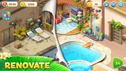 Hawaii Match-3 Mania: My Villa screenshot 3