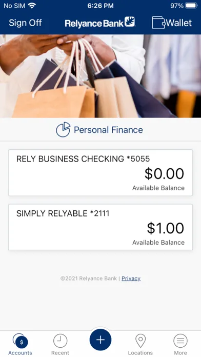 Relyance Bank screenshot 1