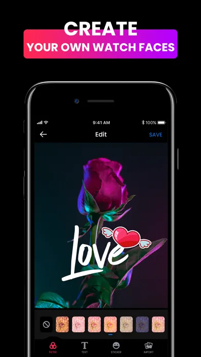 Watch Faces: Wallpaper Maker screenshot 2