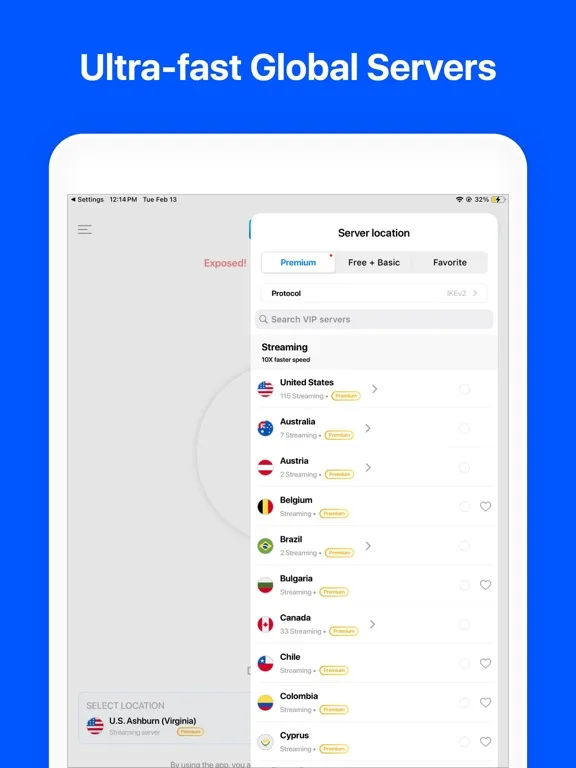 VPN -fast unlimited secure vpn screenshot 2