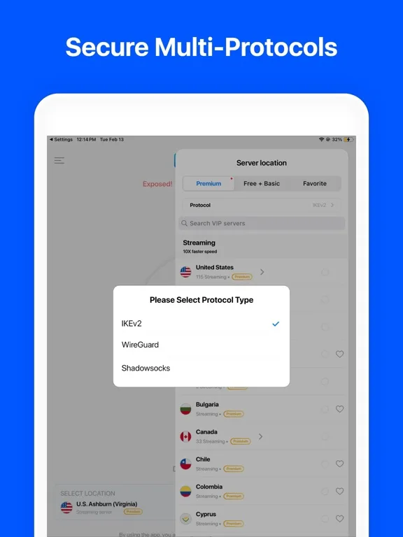 VPN -fast unlimited secure vpn screenshot 5