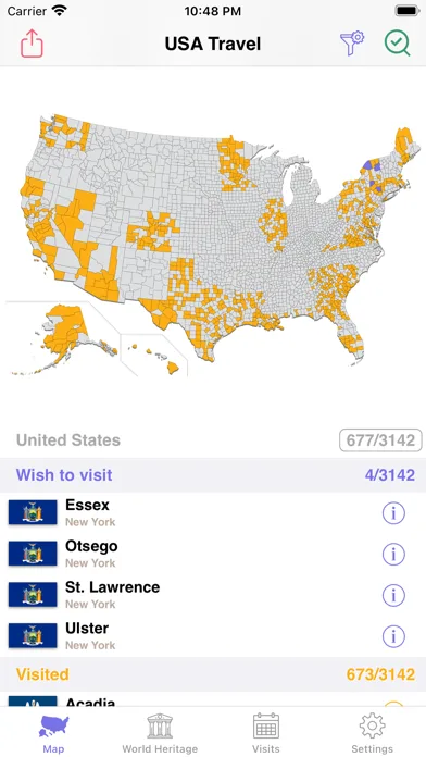 USA Travel: I've Been in US screenshot 1