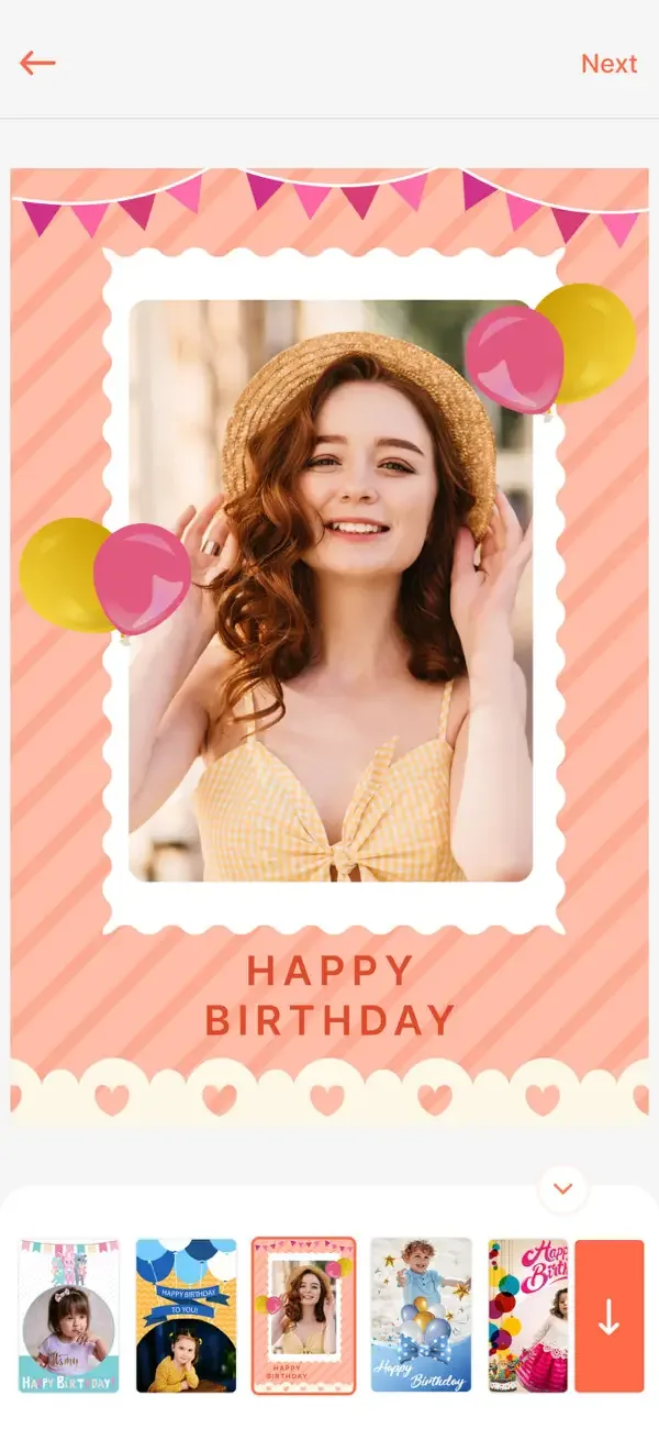 Birthday Photo Frame & Editor screenshot 1