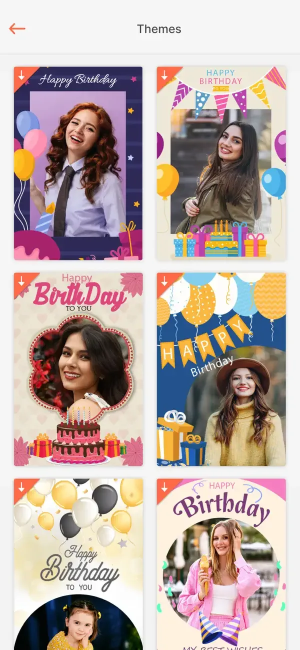 Birthday Photo Frame & Editor screenshot 4