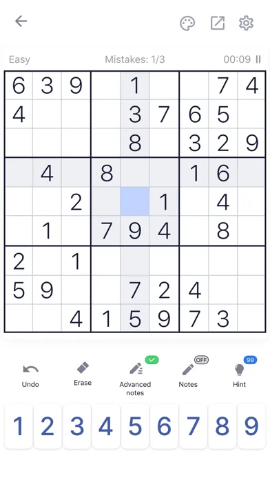 Sudoku Puzzle - Brain Games screenshot 1