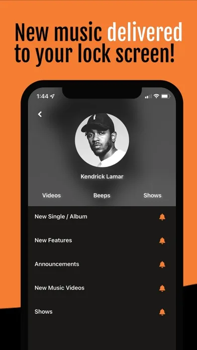 BEEPR - Real Time Music Alerts screenshot 5