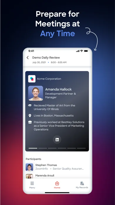 ZoomInfo screenshot 2