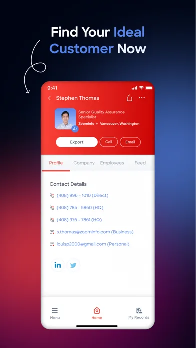 ZoomInfo screenshot 4
