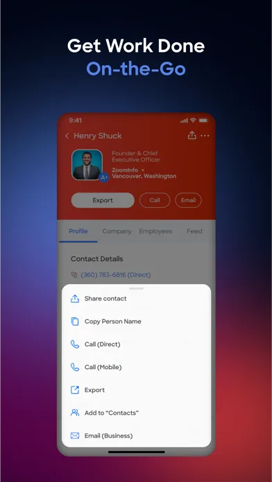 ZoomInfo screenshot 5