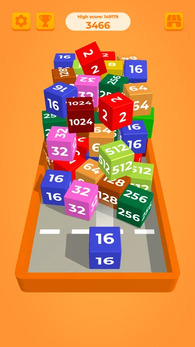 Chain Cube: 2048 Number Match screenshot 3