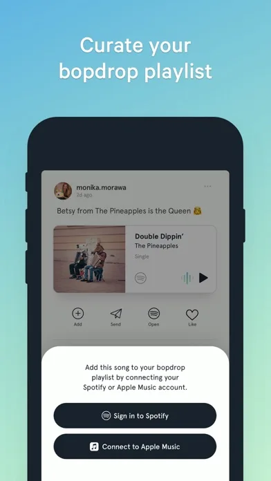 bopdrop - social music screenshot 5