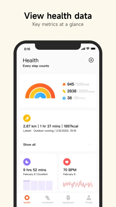 Mi Fitness (Xiaomi Wear Lite) screenshot 1