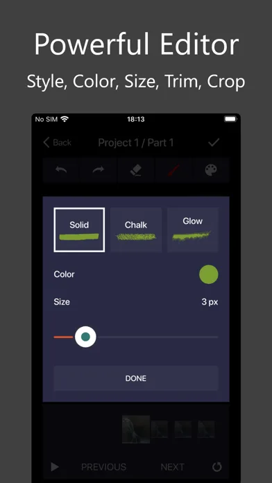 Scribble Video Editor: Neon FX screenshot 2