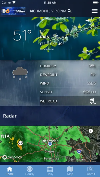 CBS 6 Richmond, Va. Weather screenshot 3