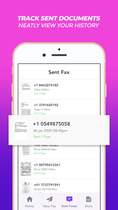 Simple Fax - Fax From iPhone screenshot 4