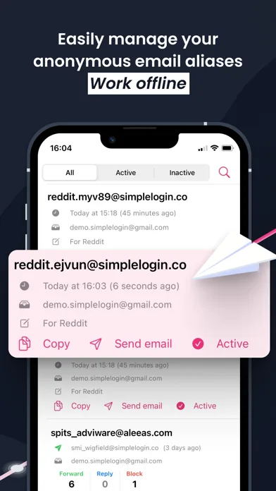 SimpleLogin - Email alias screenshot 2