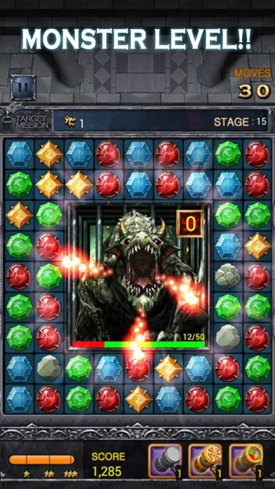 Jewels Dragon Quest - Match 3 screenshot 2
