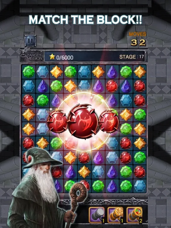 Jewels Dragon Quest - Match 3 screenshot 5