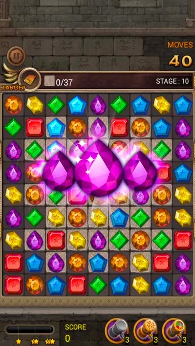 Jewels Temple Quest - Match 3 screenshot 1