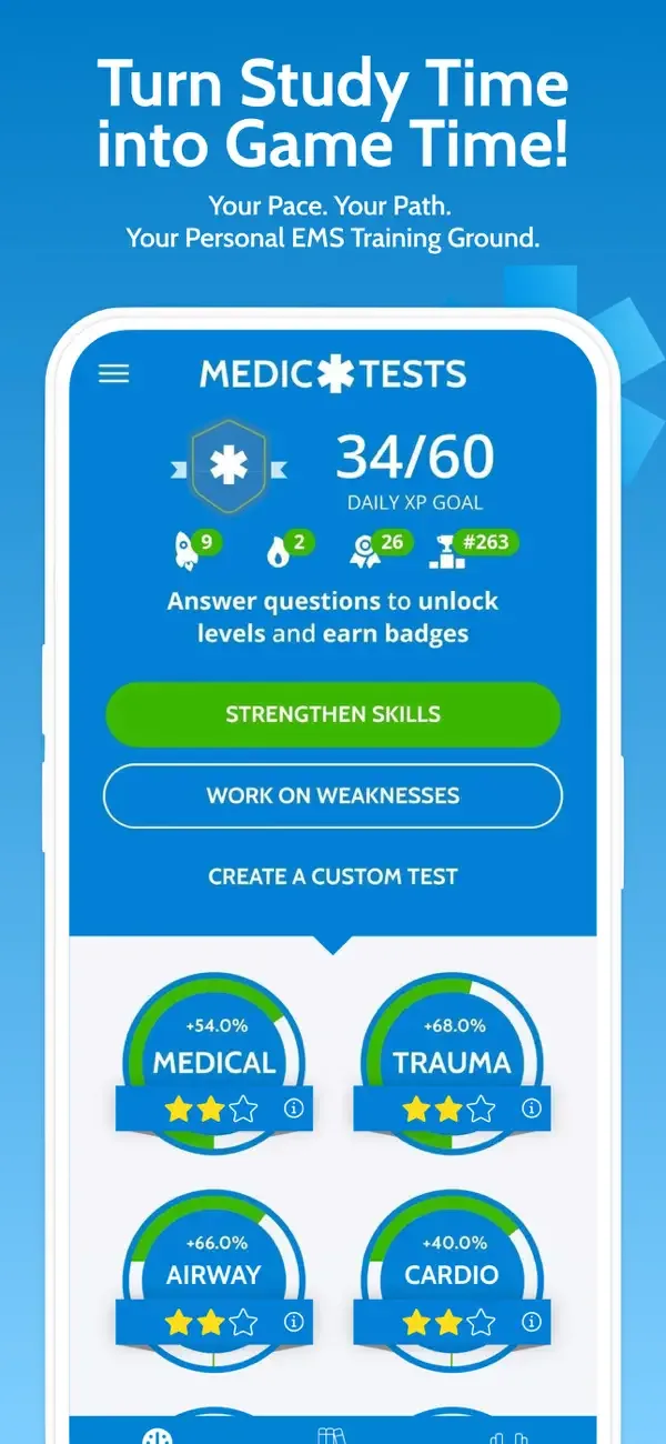 MedicTests 2026 EMS Education screenshot 1