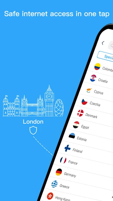 Speedy Quark VPN - VPN Proxy screenshot 1