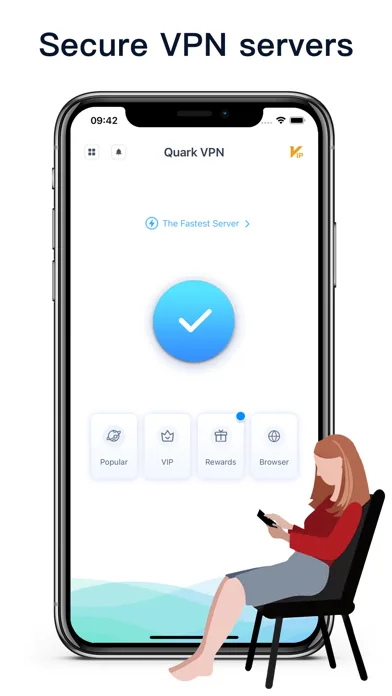 Speedy Quark VPN - VPN Proxy screenshot 3
